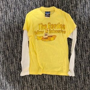 Junk food shirt with thermal sleeves